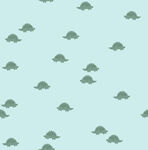 浅绿色背景海龟图案