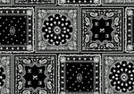 黑白几何花纹图案