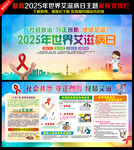 2025年世界艾滋病宣传栏