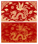 龙凤呈祥中式传统图案