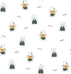 卡通图案无缝背景图