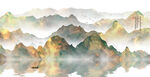 水墨创意山水画