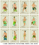 十二经络图挂画