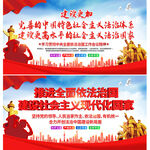 全面依法治国工作会议精神展板