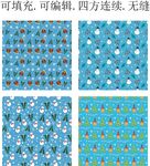 童趣圣诞图案  圣诞节主题印花