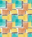 几何色块字母图案背景