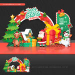 圣诞节拍照框