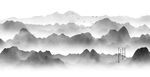 意境水墨山水画