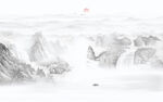 国画水墨山水