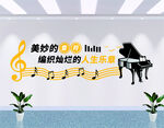 钢琴艺术墙饰 奏响音乐梦