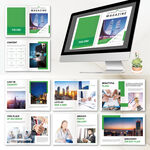 科技画册InDesign模板