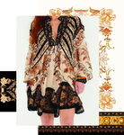 复古印花时尚女装设计图