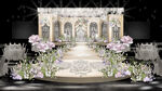 浪漫莫奈花园欧式婚礼舞台