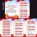 警车管理规定宣传挂图