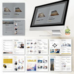 外贸画册InDesign模板