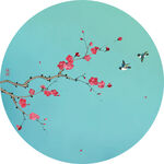 新中式花鸟梅花