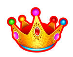 彩色皇冠装饰图案