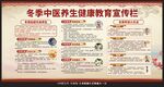 冬季中医养生健康教育宣传栏