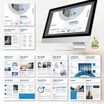 商务画册InDesign模板