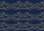 中式海浪纹传统图案设计