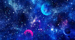 璀璨宇宙星空背景图