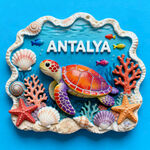 安塔利亚海龟海洋风冰箱贴