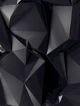 黑色多边形立体几何图案