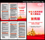 军人保险法三折页