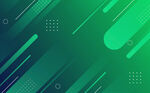 渐变绿蓝几何线条背景图