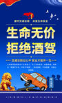 酒驾交通安全警示海报