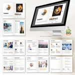 品牌画册InDesign模板