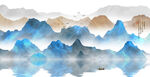 山水背景