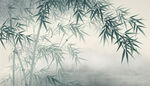水墨竹林