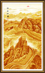 长城玄关画