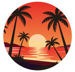 露营地酒吧网红地标日落打卡拍照