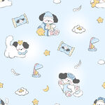 可爱小狗卡通图案背景