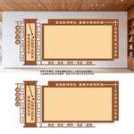 书法作品展示栏