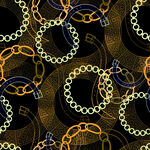 链条图案背景纹理设计