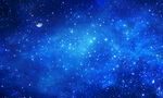 蓝色星空背景