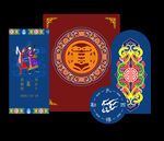 藏式蒙式婚礼背景