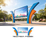 造型宣传栏