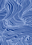 蓝白波浪纹理图案