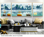 客厅山水装饰画
