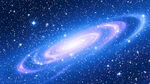 蓝紫色宇宙星空
