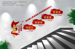 党建楼梯文化墙