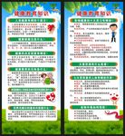 健康科普知识展架