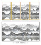 水墨山水装饰画