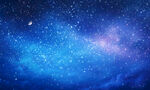 蓝色星空图