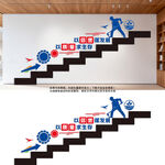 企业质量文化楼梯墙