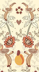 复古花卉图案